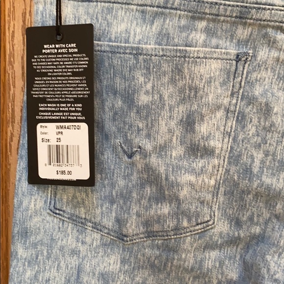 Hudson jeans - Light Acid Wash Type Print NWT - Picture 5 of 6
